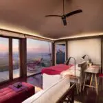 Interior of the Angama Mara suite.