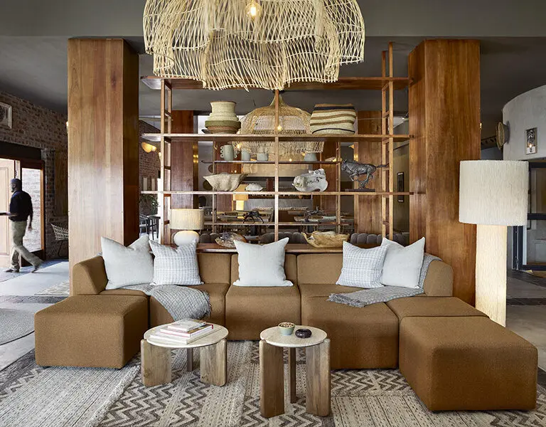 Guest lounge area.