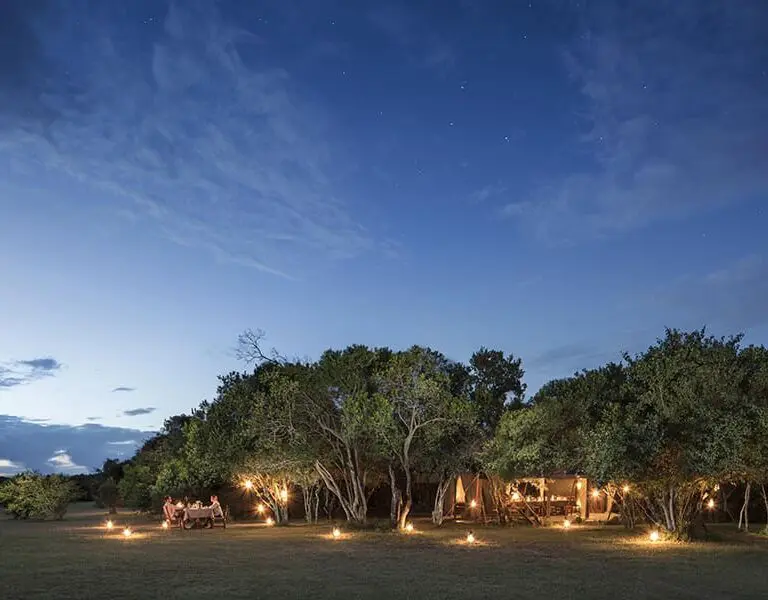 Encounter Mara is a tented camp located in the Mara Naboisho Conservancy.