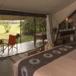 Encounter Mara tent interior.