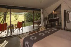 Encounter Mara tent interior.