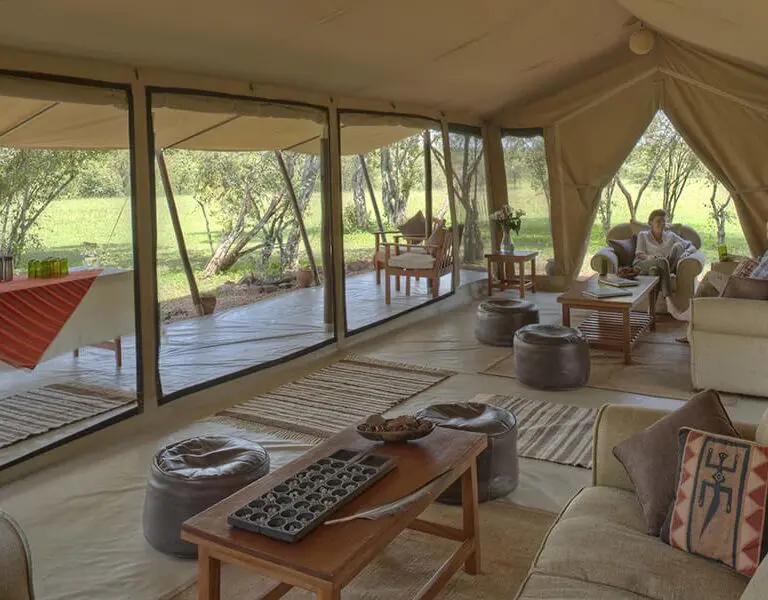 The main lounge area.