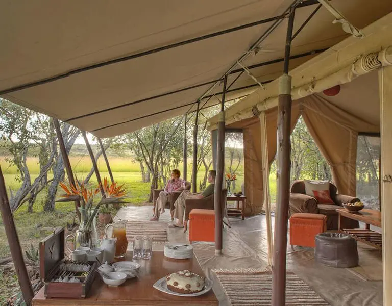 An authentic safari feel.