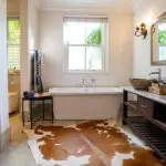 Suites feature a Victorian bath as well as spacious rain shower.