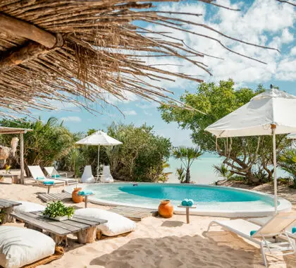 Azura Benguerra's Peri Peri Beach Club awaits. 