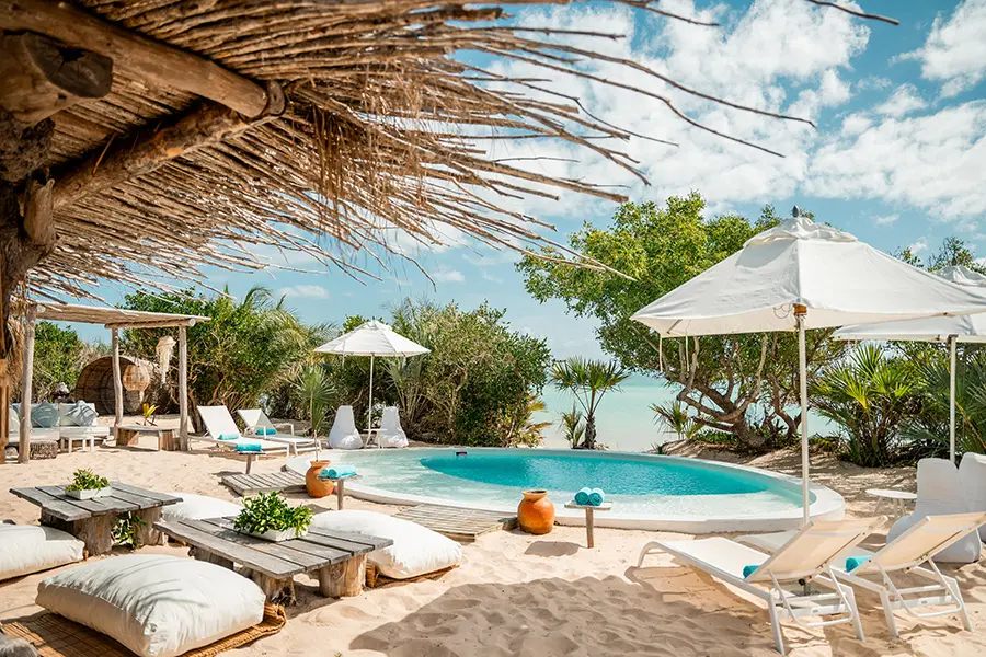 Azura Benguerra's Peri Peri Beach Club awaits. 