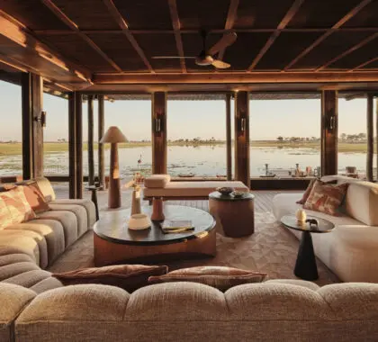 The guest lounge.