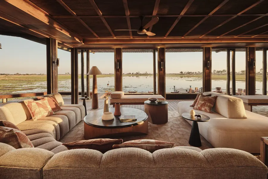 The guest lounge.