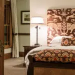Suites at Baines River Camp combine an elegant simplicity with bold safari-inspired fabrics.