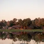 Belmond Eagle Island Lodge, an exclusive water-based camp situated on the island of Xaxaba.