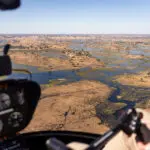 Scenic helicopter flights on offer.