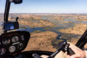 Scenic helicopter flights on offer.