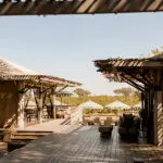 The aesthetic main lodge area at Savute Elephant Lodge.