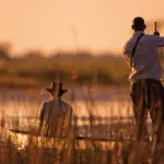 Wind your way through the Okavango Delta.