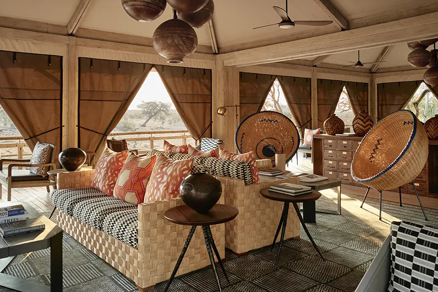 Guest lounge area.