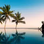 Tropical island bliss.