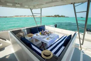 Picture a lunch setting like this.