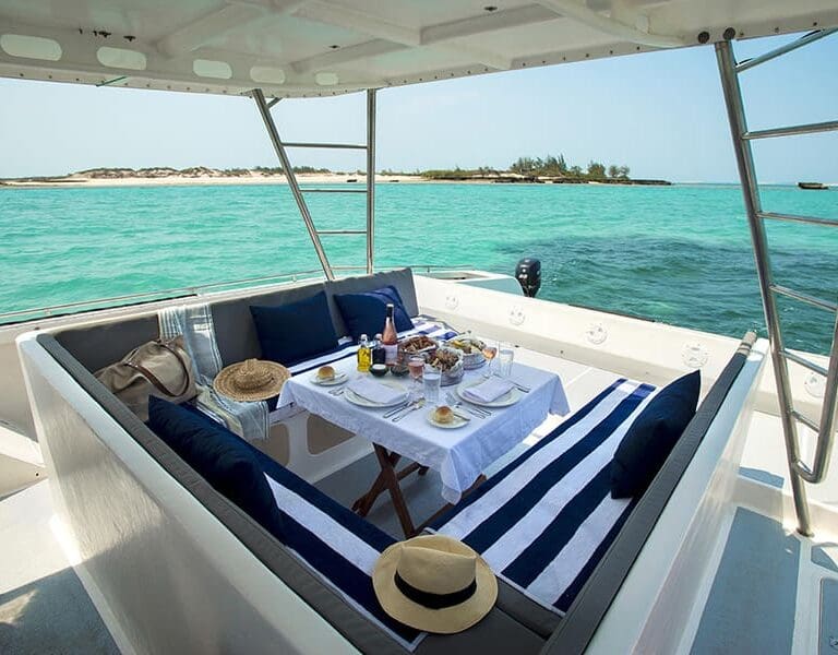 Picture a lunch setting like this.