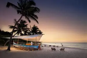 True Island Style beach bar.