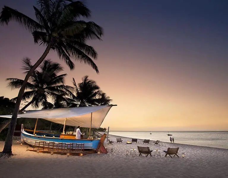 True Island Style beach bar.