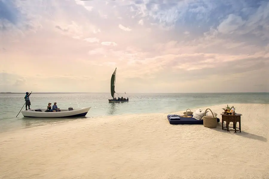 Picnic en una isla al estilo de los náufragos | Benguerra Island Lodge