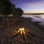 Sit fireside and revel in the wild views. 
