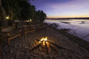 Sit fireside and revel in the wild views. 