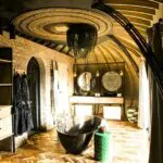 An en-suite bathroom in a Forest Villa, provides a level of luxury that is unprecedented in Rwanda.
