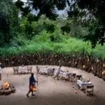 El boma del Lake Manyara Lodge.
