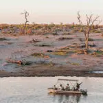 Boat-based safaris during higher water-level months.