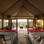 Guest Tent interior.