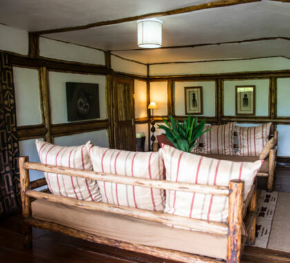 Buhoma Lodge Lounge Area