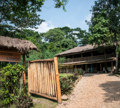 Buhoma Lodge Entrance
