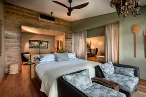 Suites at Bumi Hills are designed to provide guests with chic serenity.