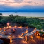 Spend memorable evenings around a boma fire.