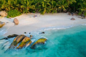 Private beach dinner, Cousine Island.