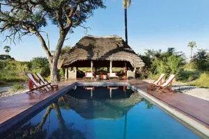 Cool off in the Camp Kalahari swimming pool.