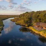 Waterways of the Delta at the camp's doorstep