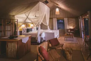 Family room at Camp Xakanaxa