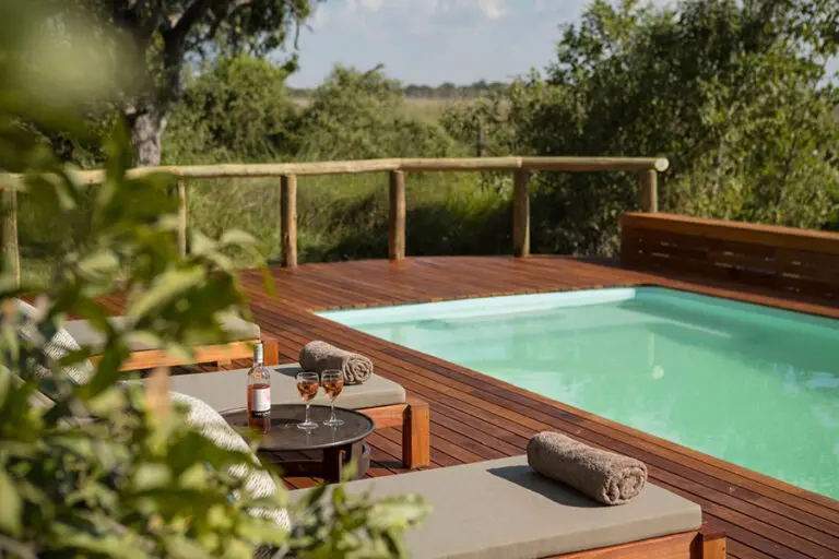 Perfect for a refreshing swim.