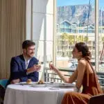 Enjoy dining in luxury with large windows overlooking the harbour and waterfront. 