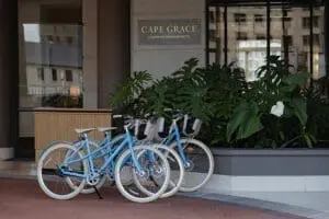 Bicycles to explore the Waterfront and promenade. 