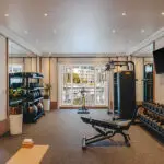 The gym at Cape Grace.
