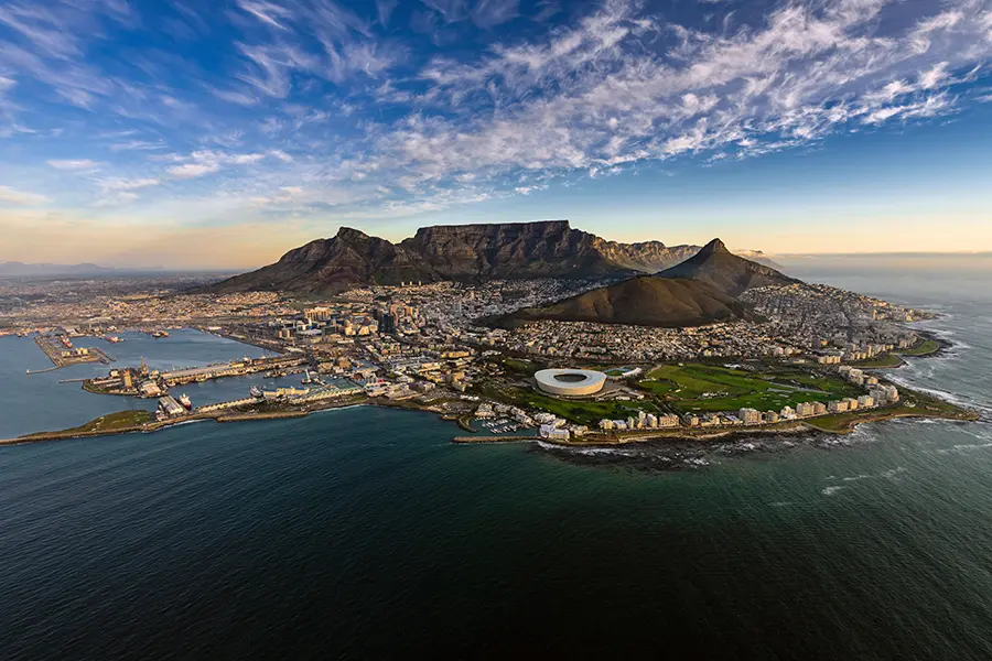 Puesta de sol en Table Mountain