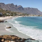Several honeymoon villas sit on the mountain slopes above glamorous, sunset-facing Camps Bay.