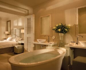 We've chosen accommodation with deep, free-standing baths & all the creature comforts.
