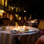 All our accommodation recommendations offer table-for-two, candle-lit dining.