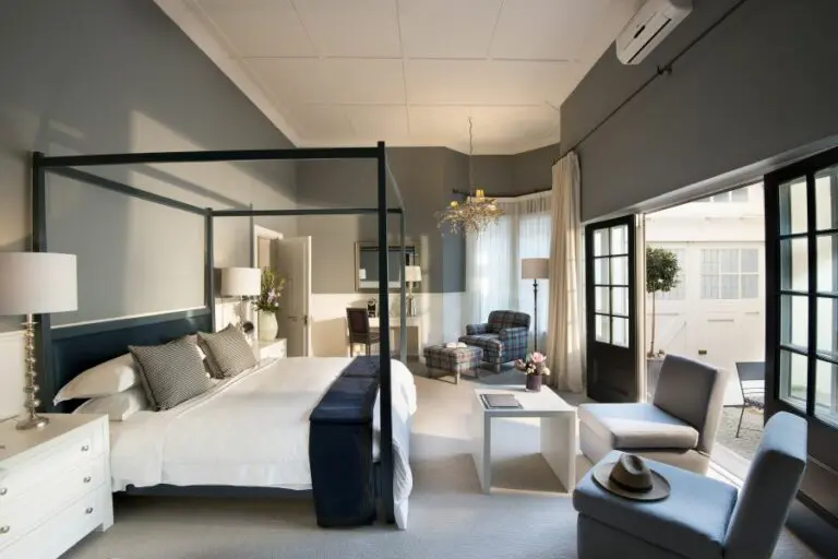 Stay in the light and airy luxury suite.