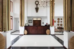 Recepción del Casterbridge Hollow Boutique Hotel.