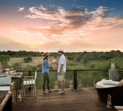 Rodéese de impresionantes vistas de la belleza virgen del Kruger | Lion Sands Chalkley Treehouse 